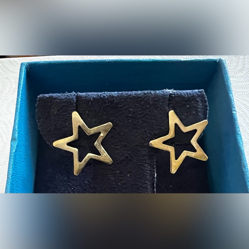 Not for sale Artisan Made Mexican 925 Star Cutout Stud Earrings